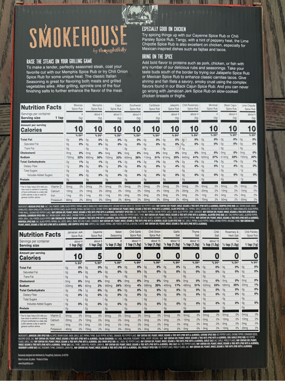Smokehouse by Thoughtfully Spice Set – Grilling Seasonings - Picture 2 of 2